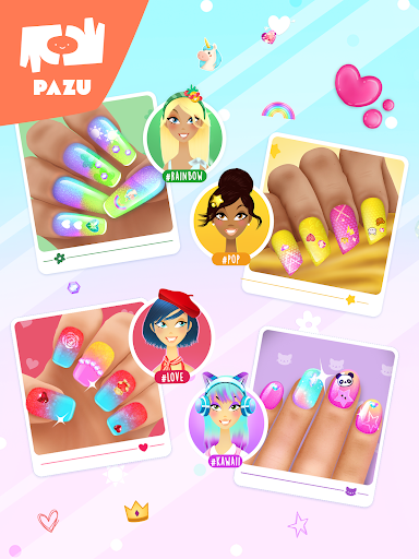 Captura de pantalla de Salón de uñas para niñas