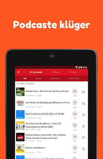 Offline Podcast App: Player FM Screenshot