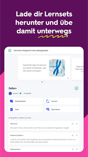 Quizlet: Karteikarten mit KI Screenshot