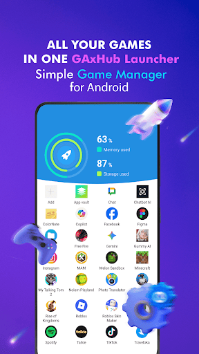 Spielmanager - GAxHub Launcher Screenshot