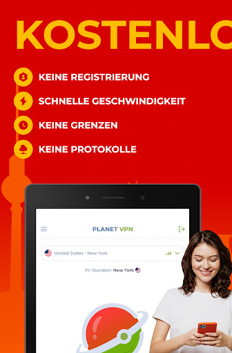 Planet Free VPN Kostenlos Screenshot