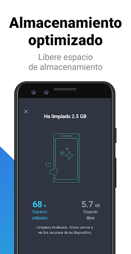 Captura de pantalla de AVG Cleaner: limpiador