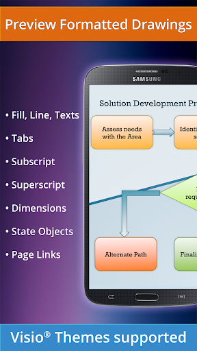 Captura de pantalla de VSD Viewer for Visio Drawings