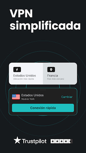 Captura de pantalla de Surfshark - VPN veloz y segura