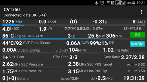 CVTz50 screenshot