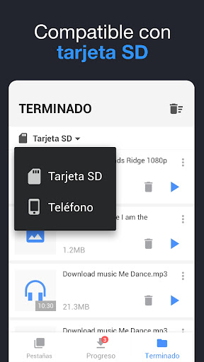 Captura de pantalla de Descargar videos - Descargador