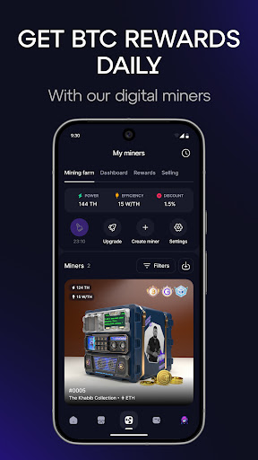 GoMining: BTC Mining & Card Screenshot