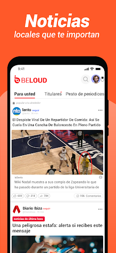 Captura de pantalla de Beloud: Noticias & Opiniones