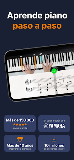 Captura de pantalla de flowkey: Aprende piano