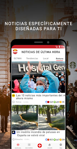 Captura de pantalla de Noticias última hora