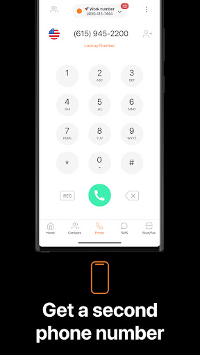 Captura de pantalla de Phoner: Second Phone Number