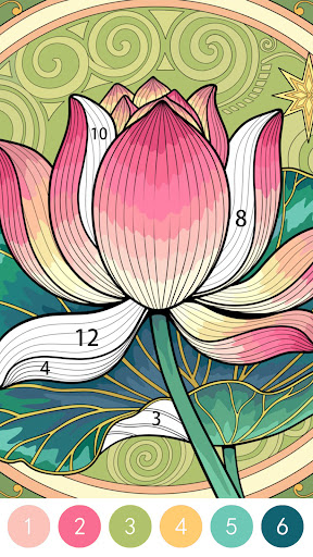 Tangle Color by Number Book screenshot