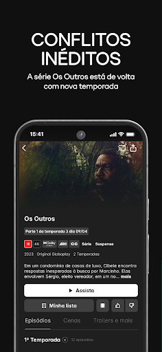 Captura de pantalla de Globoplay: Novelas, séries e +