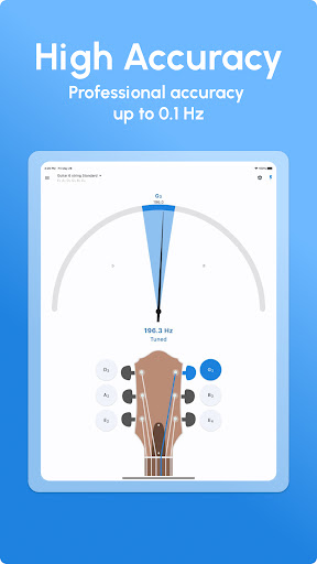 Guitar Tuner - LikeTones screenshot