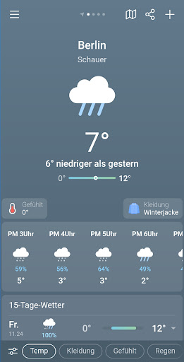 Wetter & Regen - Weather Sky Screenshot