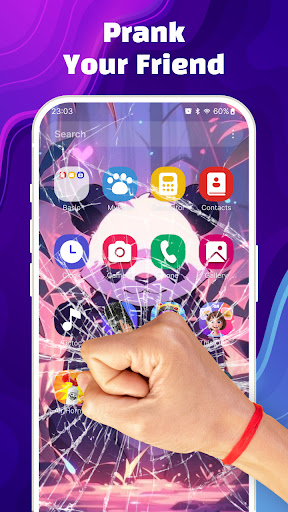 Captura de pantalla de Broken Screen 4K Funny Pranks