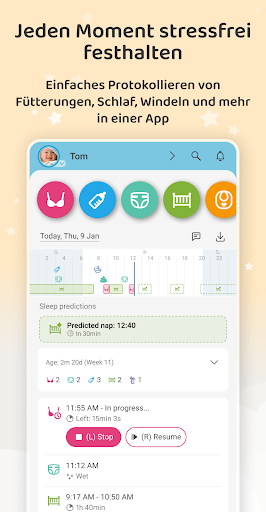 Baby Daybook - Stillen App Screenshot