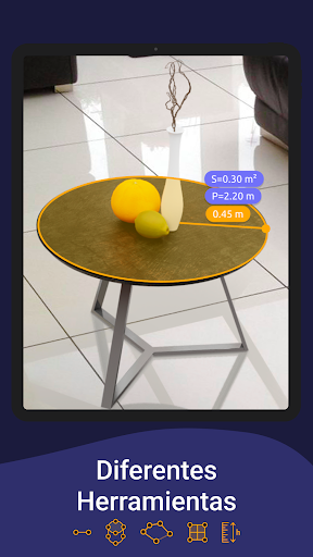 Captura de pantalla de AR Ruler App: Tape Measure Cam