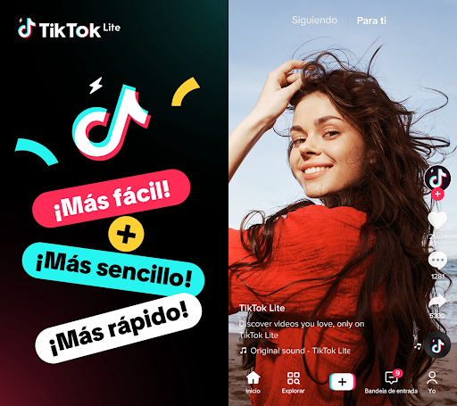 Captura de pantalla de TikTok Lite - Ahorra Datos