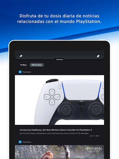Captura de pantalla de PlayStation App