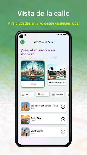 Captura de pantalla de Mapa satelital de la Tierra