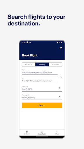 Captura de pantalla de Lufthansa