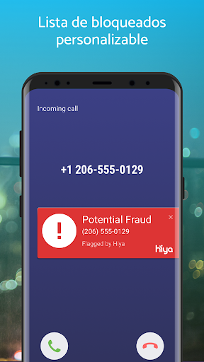 Captura de pantalla de Hiya: Identificación y Bloqueo