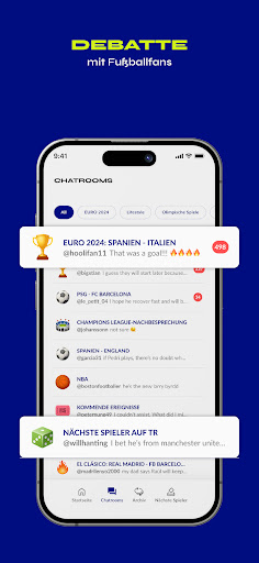 TR - Chat mit Fußballstars Screenshot