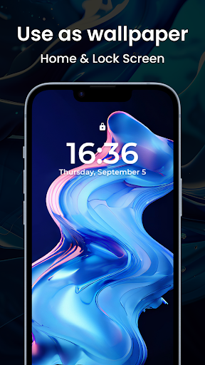 Captura de pantalla de Magic Fluid Live Wallpapers 5D