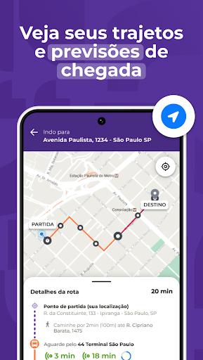 Cittamobi: Ônibus e Trilhos Screenshot