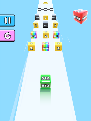 Captura de pantalla de Jelly Run 2048