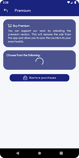 Zähler für Wear OS Screenshot
