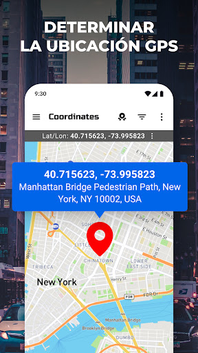 Captura de pantalla de Mapa de coordenadas GPS