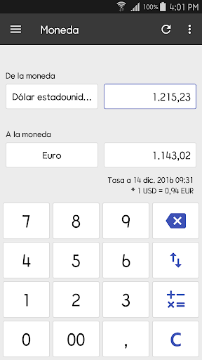 Captura de pantalla de ClevCalc - Calculadora