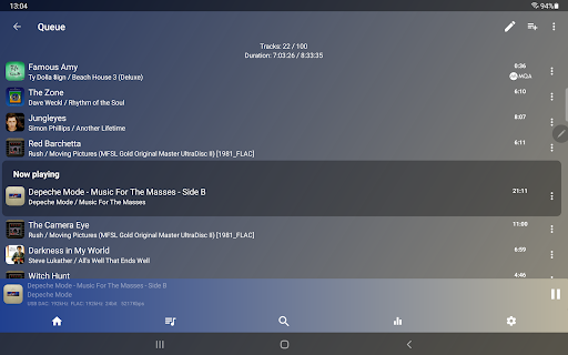 Captura de pantalla de Reproductor de audio USB PRO