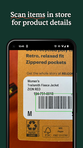 Captura de pantalla de REI Co-op – Shop Outdoor Gear
