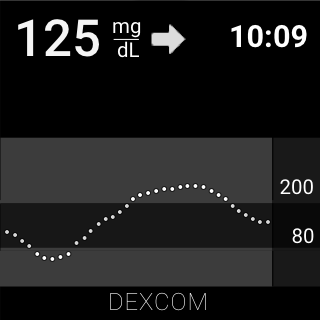 Captura de pantalla de Dexcom G6