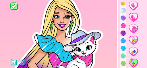 Barbie Farbkreationen Screenshot