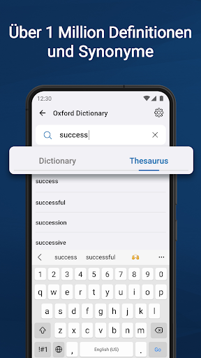 Oxford Dictionary Screenshot