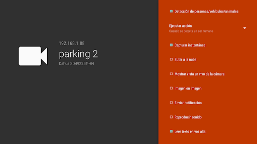 Captura de pantalla de Visor de cámara IP WiFi