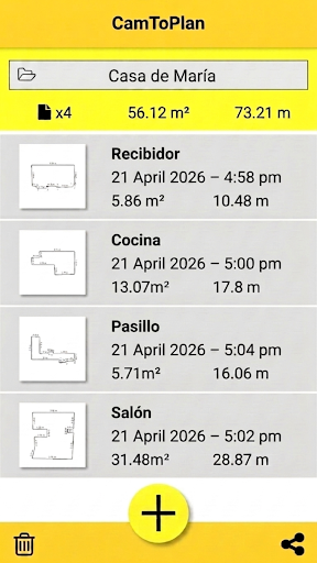 Captura de pantalla de CamToPlan