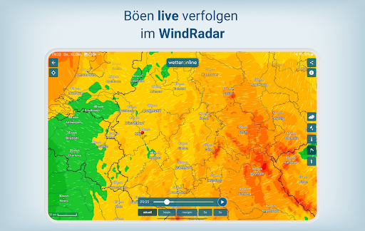 Wetter Online - RegenRadar Screenshot