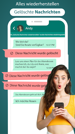 Gelösc Nachrichten widerhstlen Screenshot