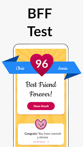 Captura de pantalla de BFF Test: Quiz Your Friends