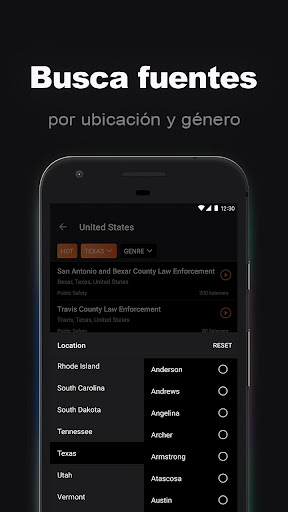 Captura de pantalla de Escáner Policial