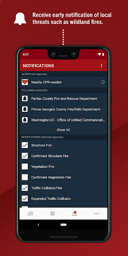 Captura de pantalla de PulsePoint Respond