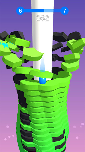 Captura de pantalla de Stack Ball - Choque en Picado