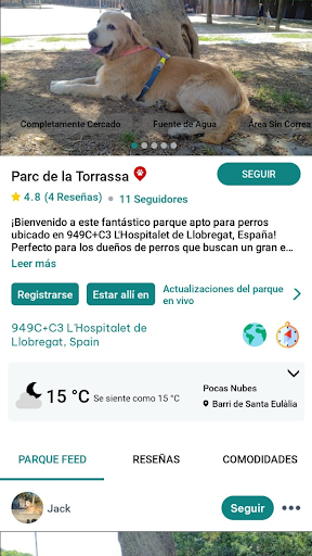 Captura de pantalla de DogPack: Parques, perros y más