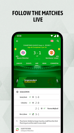 BeSoccer: Fußball Ergebnisse Screenshot
