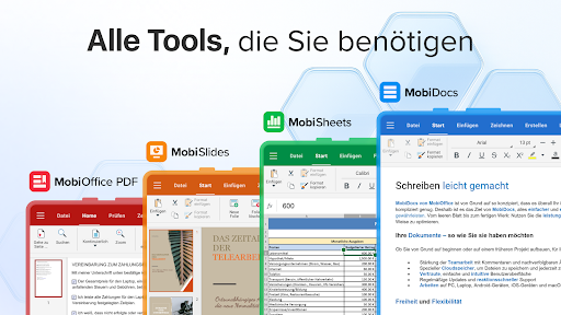 MobiOffice: Word, Sheets, PDF Screenshot